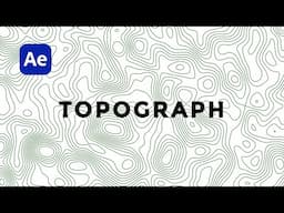 Learn the Topography Effect in After Effects (Step-by-Step & Animated)