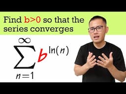 The series of b^ln(n)