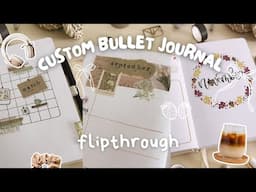 CUSTOM BULLET JOURNAL FLIPTHROUGH #79 | Patty's Hand-Drawn Bullet Journal Flip Through