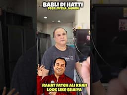 Rahat Fateh Ali khan look like bhaiya selling Most viral Puri Chole in jammu #shorts #ytshorts