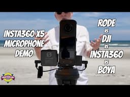 Rode, DJI, Boya and Insta360 Mic Air Demonstrations - Which Is The Best Insta360 X5 Mic For You?