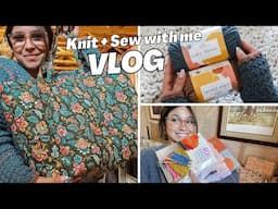 Some of my favourite crochet + knitting books, starting new patterns and sewing! | Vlog