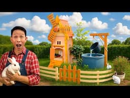 Vintage style 3in1 rabbit house idea, it’ll melt your heart
