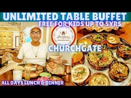 Unlimited Table Buffet In Mumbai || Churchgate Fort