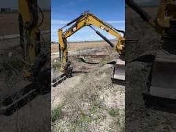 SMOOTH LIKE BUTTER | USING MY I-BEAM ATTACHMENT #shorts #heavyequipment #excavator