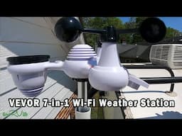VEVOR 7 in 1 Wi Fi Weather Station