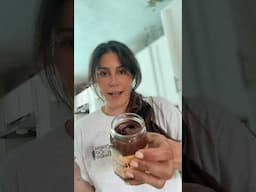 vegan nutella on a vegan croissant