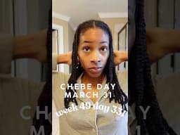 Spend the day with me. Week 49 Day 331. Chebe for aggressive length retention. #naturalhaircare