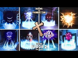 DOORS: The Foundation Vs The Mines ALL CRUCIFIX USES
