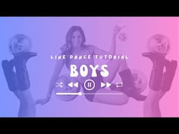 Learn "Boys" in 4 Minutes [Lizzo] Line Dance Tutorial