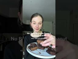 No Bake Brownie PB Squares