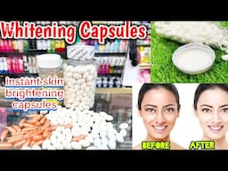 How To Use Skin Whitening Capsules- Skin Polisher Skin Brightening Capsules Instant Skin whitening