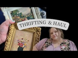 thrifting for spring decor & a small thrift haul