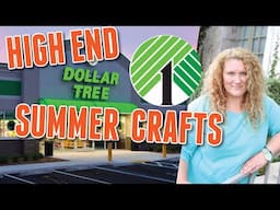 Make these (EASY) Farmhouse Crafts to SAVE MONEY this Summer | Dollar Tree DIYs