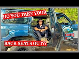 Rear Bar Staying - What's The Issue With Taking Back Seats Out?