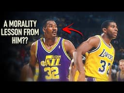 Did Karl Malone Really Think He Had Room To Say Anything?..