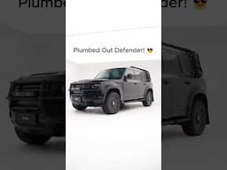 Plumbed Out Defender! 😎 #newdefender #defender #shorts #landroverdefender #suv #newdefendermods