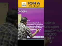 Operation Ganga Moldova Abhijeet Sir #iqraias #upsc