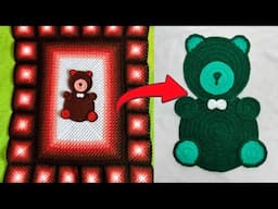 OSO para COLCHA tejido a crochet 🐻🐻 | Arte en crochet lm | Tutorial de colcha.
