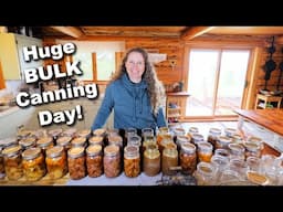 HUGE Canning Day | I Can Over 1000 Jars a Year – My Full Pressure Canning Process