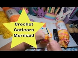Crochet Caticorn Mermaid * WIP Wednesday * Amigurumi