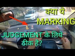 Marking for Perfect left judgement in car| Safe distance left side bumper|@rahul_arora