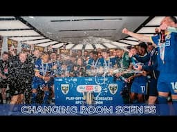 Changing Room Scenes! 🏆| 2025 League Two Play-Off Final 🟡🔵