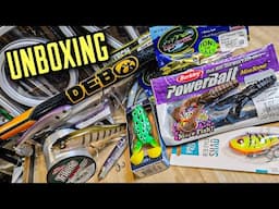 NEW Unboxing Lures and CRAZY Gifts! * I was SHOCKED! *