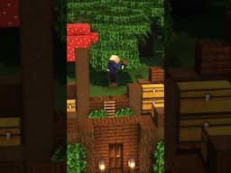 Minecraft Dark Oak House🏠 #minecraft #SummerOnShorts
