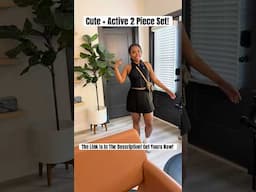 Cute + Active Black 2 Piece Set! Link Is In The Description!
