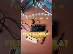 Will it Work? How to Test a Canon Sure Shot Max Film Camera #35mm #filmphotography