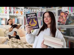 how much do I *realistically* read in a week?! ⭐️(mood reading vlog!) *new 5 star?!*