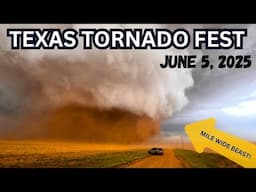 TEXAS TORNADO FEST! Multiple Tornadoes Strike from Morton to Lubbock on June 5, 2025