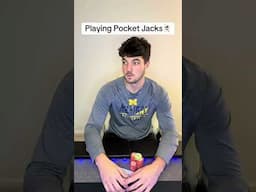 POV: Playing the dreaded POCKET JACKS #poker #pokerhand