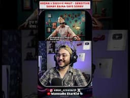 SAMAY RAINA SAYS SORRY AGAIN 💀#shorts #shortsfeed #shortsvideo #viralshorts #samayraina #seedhemaut