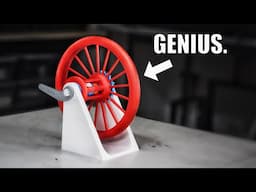 The design of bike wheels is genius.
