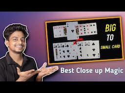छोटा से बड़ा करने का जादू सीखें || Tutorial Guruji Small To Big Card Magic Trick