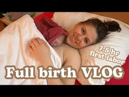 Birth Centre FAST first labor | *RAW* Vlog