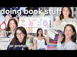 book haul, come book shopping, house/tattoo tour, series tracker, bookshelves🫶🏻📖 doing book stuff!