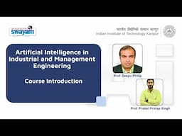 Prof. Deepu Philip & Prof. Prabal Pratap Singh - Introduction