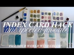 🎨 I Made 5 Swatch Cards With Index Cards and Now I’m Obsessed! 🤩