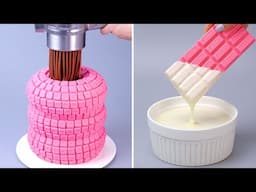 Stunning Chocolate Cake Decorating Recipe | Satisfying Cake Videos | Perfect Cake Decorating Ideas