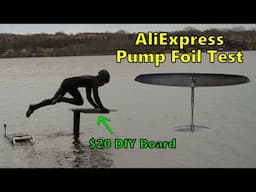 Can You Pump Foil on a Plywood Board and AliExpress Foil? | Dock Starting