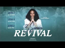 The Bar is Set | 3 Service Revival | Pastor Tamara Bennett | 6.8.25