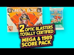 Football Break: 2 Donruss Optic Blasters, Totally Certified Mega & 1989 Score Pack