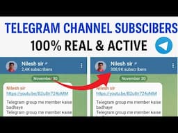 Telegram Subscriber Kaise Badhaye | How To Increase Telegram Channel Members |