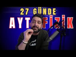AYT Fizik FULL tekrar | 27 günde YKS fizik konularını bitiriyoruz