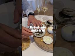 The best caviar in all of NYC? #nyc #restaurant #caviar #topchef