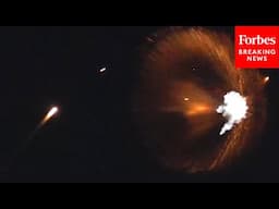 WATCH: Iranian Missiles Explode In The Sky Above Israel After Being Intercepted By Defense Systems