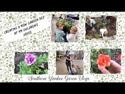 Creating a new flower bed at my kids home! #southernyankee #gardenvlog, #newflowerbed,